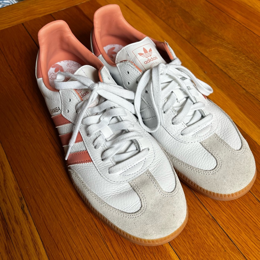 Adidas Women's Samba OG White Wonder Clay Gum